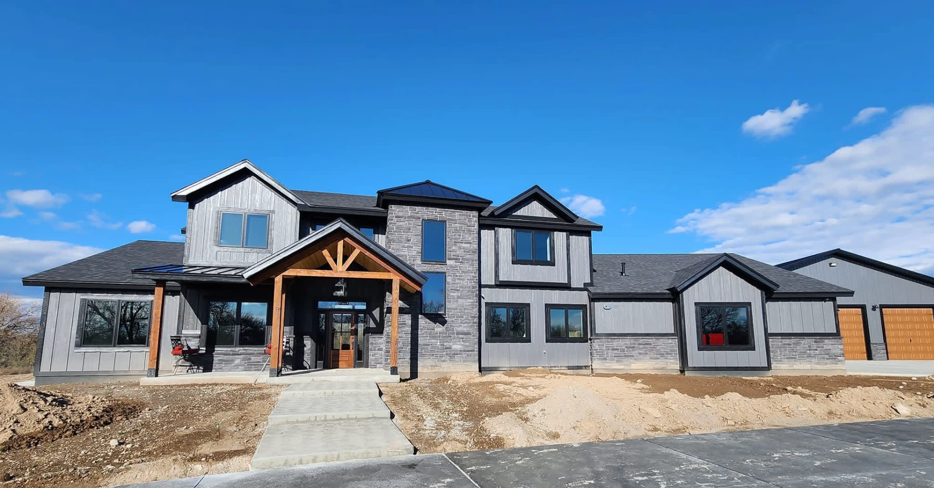 Custom home built by Jones Construction